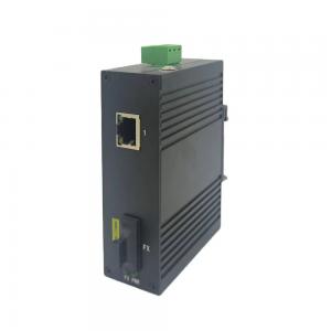 DIN rail 1000M Industrial Media Converter 20km