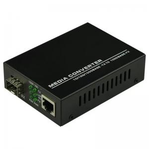 Media Converter 1Gbps 1SFP Slot 1RJ45 Ports 1000mbps